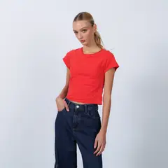 DENIMLAB - Camiseta Mujer Manga corta de Algodón