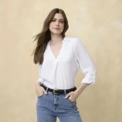 UNIVERSITY CLUB - Blusa Mujer Manga larga