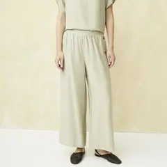 UNIVERSITY CLUB - Pantalón Recto Mujer Tiro alto