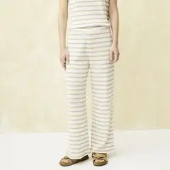 UNIVERSITY CLUB - Pantalón Recto Mujer Tiro medio Tejido