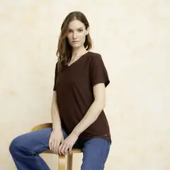 STEFANO COCCI - Camiseta Mujer con Estampado Manga corta
