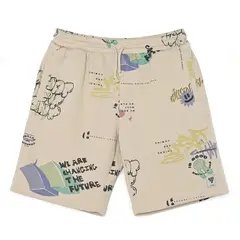 FEDERATION - Bermuda para Niño con Cintura elásticada de Algodón