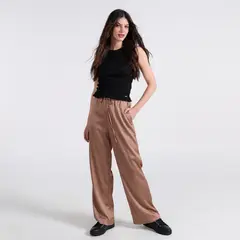 MOSSIMO - Pantalón Recto Mujer Tiro medio