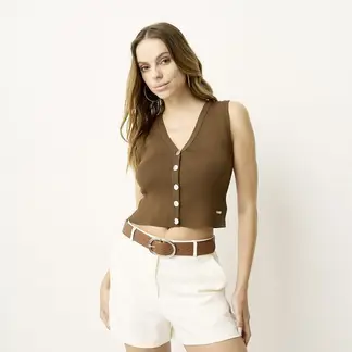 MOSSIMO - Top Mujer Tejido Sin mangas