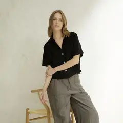 BASEMENT - Camisa Mujer Manga corta