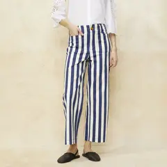 BASEMENT - Pantalón Flare Mujer Tiro alto