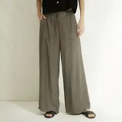 BASEMENT - Pantalón Wide leg Mujer