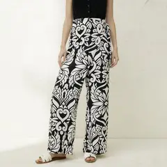 BASEMENT - Pantalón Wide leg Mujer