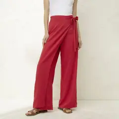 BASEMENT - Pantalón Wide leg Mujer