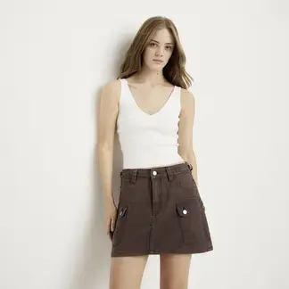 SYBILLA - Top esqueleto Mujer Sin mangas