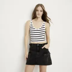 SYBILLA - Top esqueleto Mujer Sin mangas