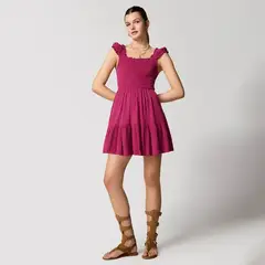 SYBILLA - Vestido Corto con Estampado para Mujer