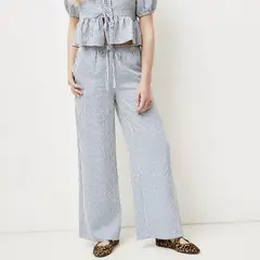 SYBILLA - Pantalón Recto Mujer Tiro Alto