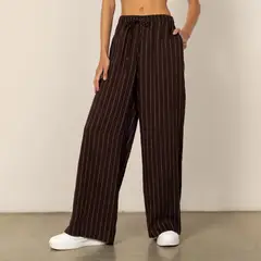 SYBILLA - Pantalón Recto Mujer Tiro Alto