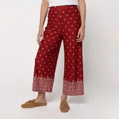 APOLOGY - Pantalón Wide leg Mujer Tiro alto