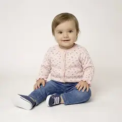 YAMP - Saco para Bebé niña con Boleros de Algodón