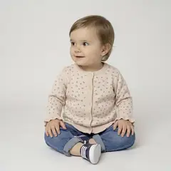 YAMP - Saco para Bebé niña con Boleros de Algodón