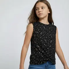 ELV - Camiseta para Niña de Algodón