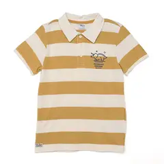 YAMP - Camiseta polo para Niño con Estampado Manga corta de Algodón