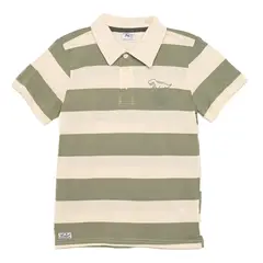 YAMP - Camiseta polo para Niño con Estampado Manga corta de Algodón