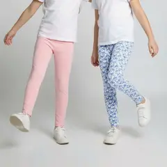YAMP - Leggings para Niña Pack de 2 unidades de Algodón
