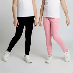 YAMP - Leggings para Niña Pack de 2 unidades de Algodón