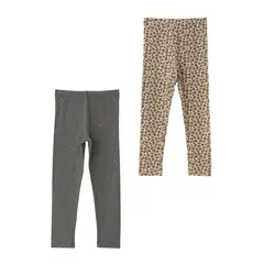 YAMP - Leggings para Niña Pack de 2 unidades de Algodón