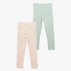YAMP - Leggings para Niña Pack de 2 unidades de Algodón