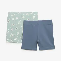YAMP - Shorts para Niña Pack de 2 unidades de Algodón