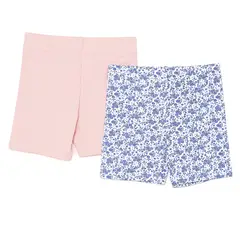 YAMP - Shorts para Niña Pack de 2 unidades de Algodón