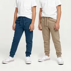 YAMP - Pack de 2 Jogger para Niño de Algodón