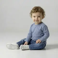 YAMP - Camiseta para Bebé niño Casual Manga larga de Algodón