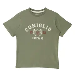 CONIGLIO - Camiseta para Niño con Logo Manga corta de Algodón