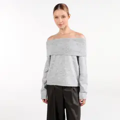 BASEMENT - Saco Mujer Tejido