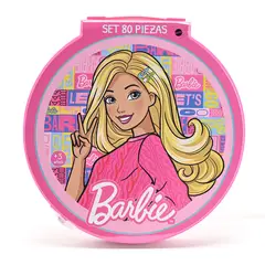 BARBIE - Set de útiles escolares mini maleta Inlcuye accesorios