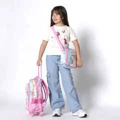 YAMP - Maleta escolar de ruedas Incluye cartuchera y lonchera