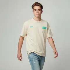 FEDERATION - Camiseta para Niño con Estampado de Algodón