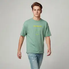 FEDERATION - Camiseta para Niño con Estampado de Algodón