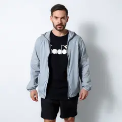 DIADORA - Chaqueta Cortavientos Deportiva Hombre Lifestyle