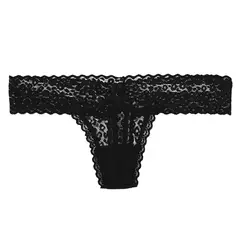 SYBILLA - Brasilera e hilo Con Encaje de Algodón para Mujer