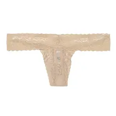 SYBILLA - Brasilera e hilo Con Encaje de Algodón para Mujer