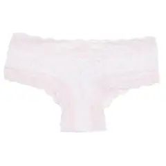 SYBILLA - Panti Clásicos Con Encaje de Algodón para Mujer