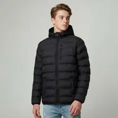 FEDERATION - Chaqueta Con capucha para Niño Acolchado