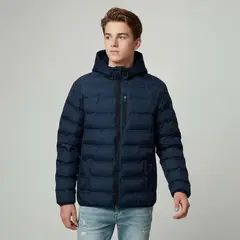 FEDERATION - Chaqueta Con capucha para Niño Acolchado