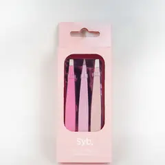 SYBILLA - Pinza depiladora Set De 3 Pinzas