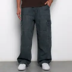 DENIMLAB - Jean Cargo Hombre Largo 32
