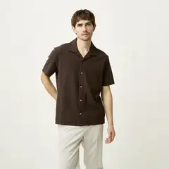 BASEMENT - Camisa Hombre Manga corta