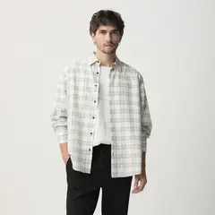 BASEMENT - Camisa Hombre Manga larga