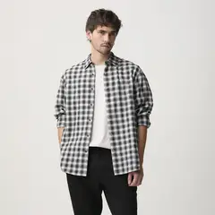 BASEMENT - Camisa Hombre Manga larga
