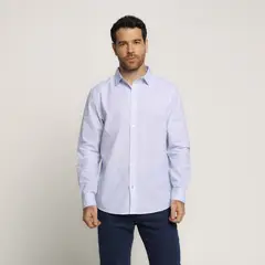 NEWPORT - Camisa Hombre Manga larga Slim fit de Algodón